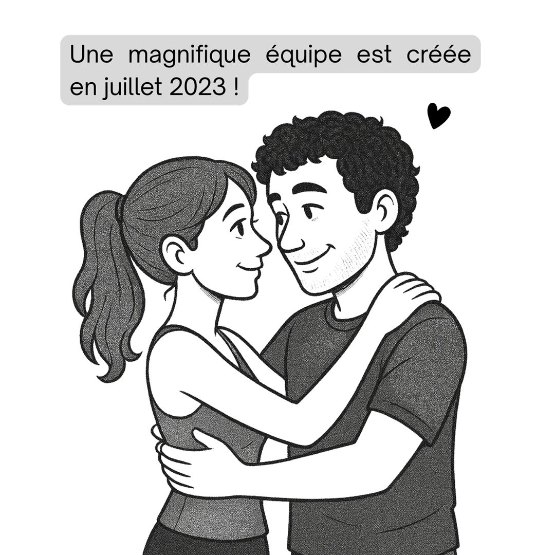 Camille et Yorick formant leur duo de danse